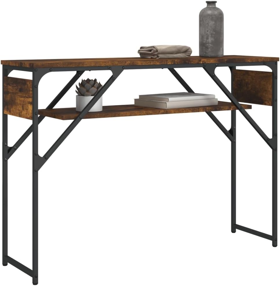Industrial Slim Console Table