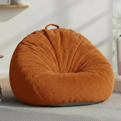 Ultra Soft Faux Fur Bean Bag Chair Cover