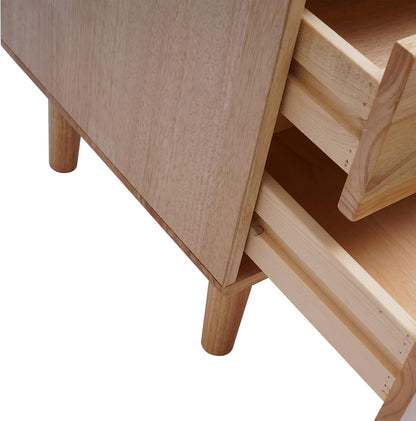 Modern 2-Drawer Bedside Table