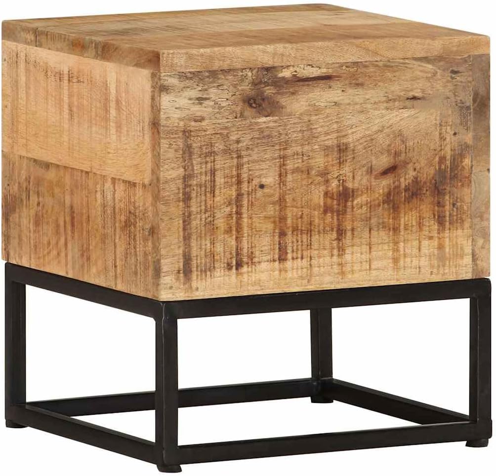 Industrial Wood TV Stand with Storage