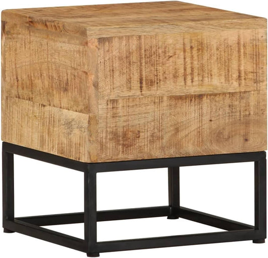 Industrial Wood TV Stand with Storage