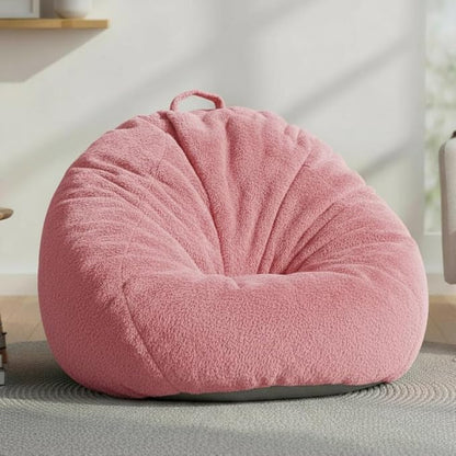 Ultra Soft Faux Fur Bean Bag Chair Cover