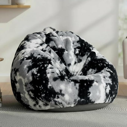Ultra Soft Faux Fur Bean Bag Chair Cover