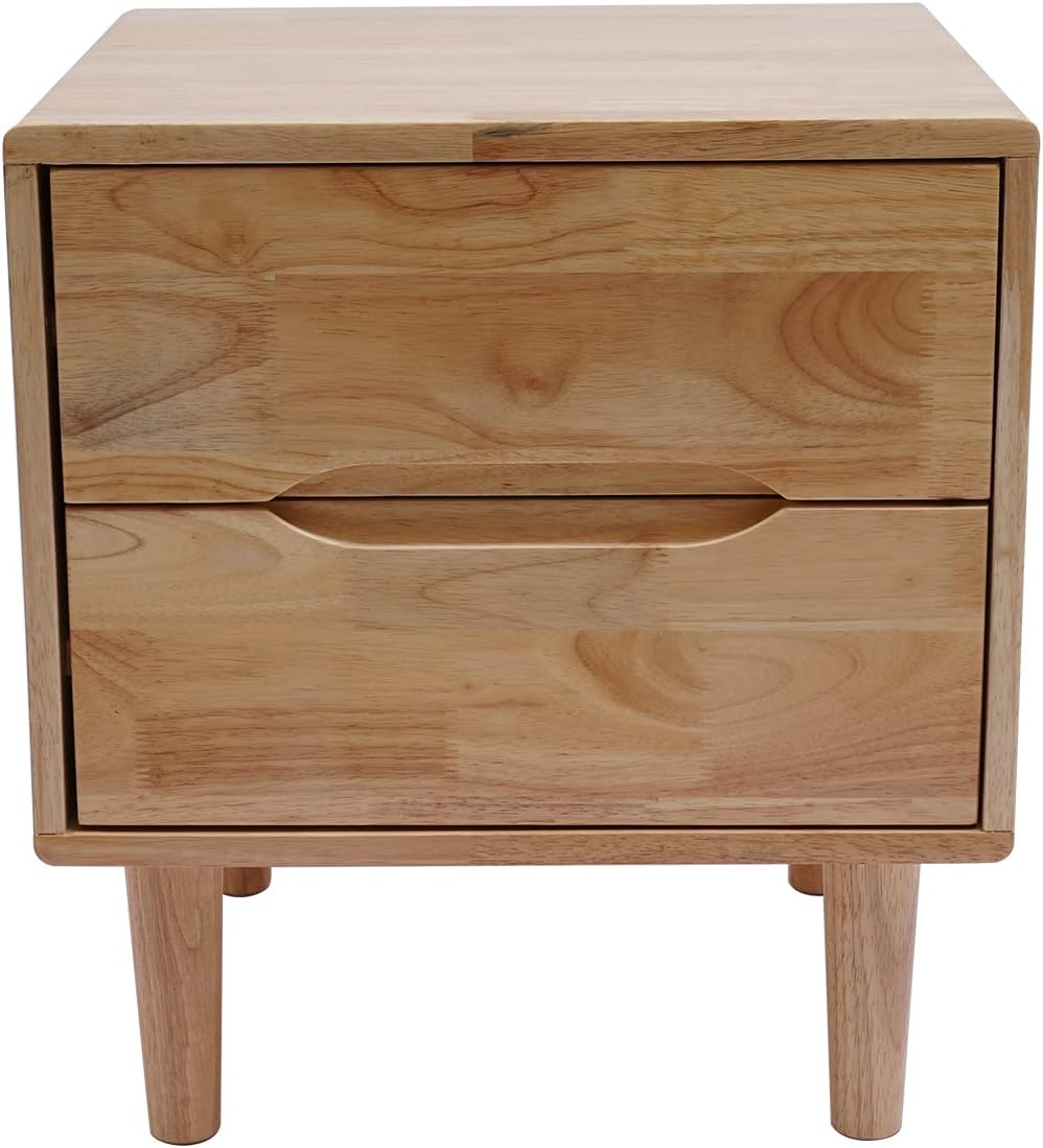 Modern 2-Drawer Bedside Table