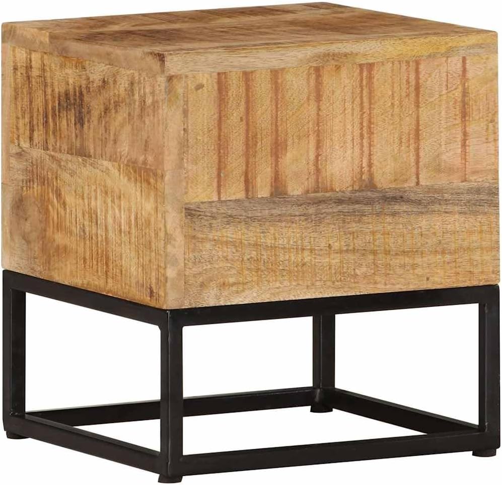Industrial Wood TV Stand with Storage