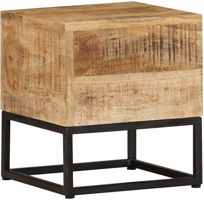 Industrial Wood TV Stand with Storage