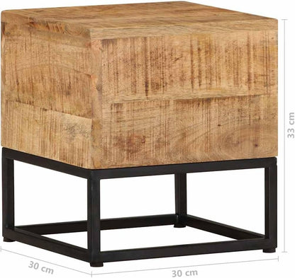 Industrial Wood TV Stand with Storage