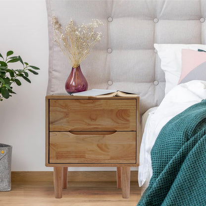 Modern 2-Drawer Bedside Table